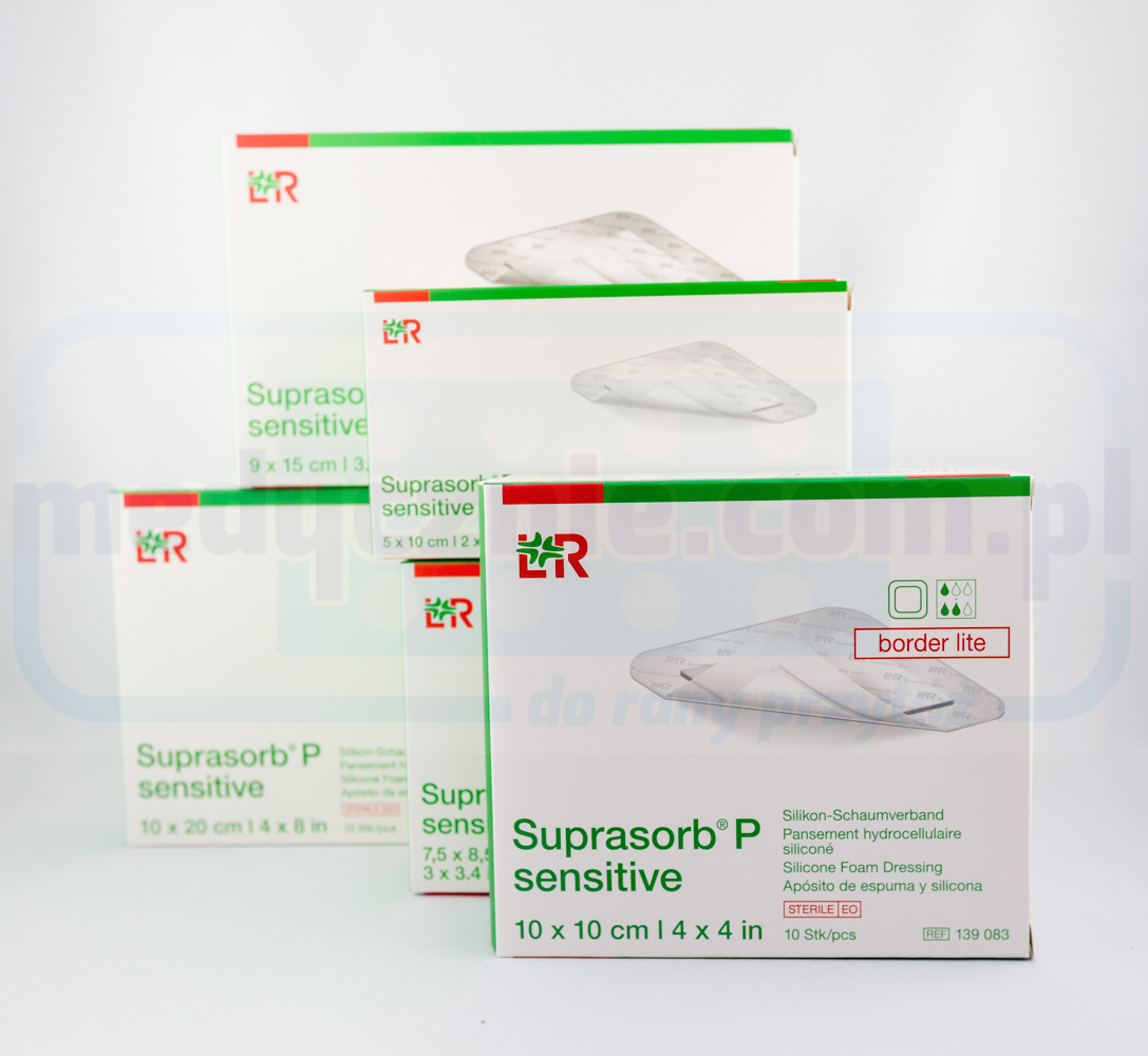 Suprasorb P empfindlich 10*10 cm Grenze lite 1pc